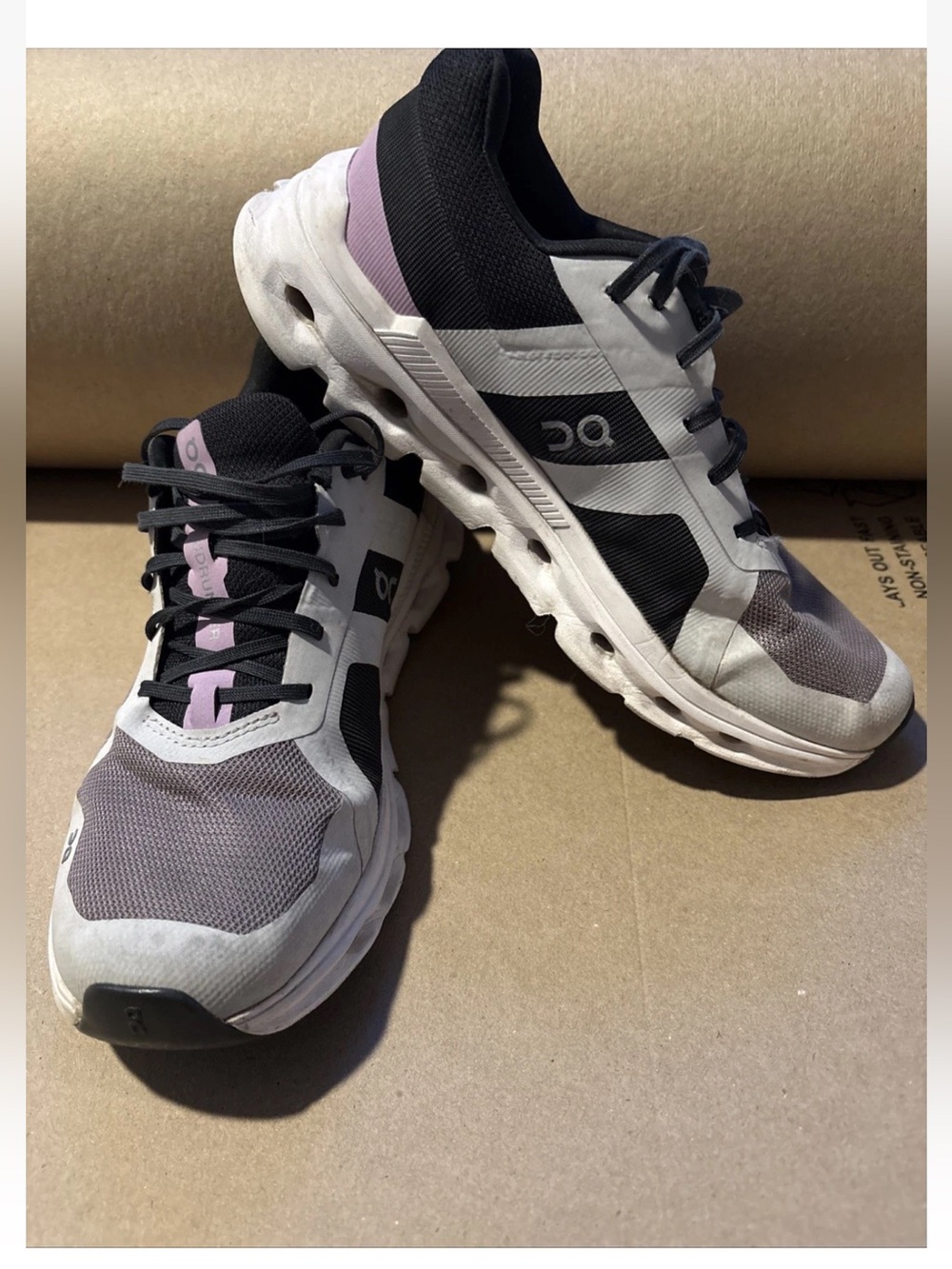 On Cloud Cloudrunner Women's 8 Purple & Black & Grey & White Running Shoes